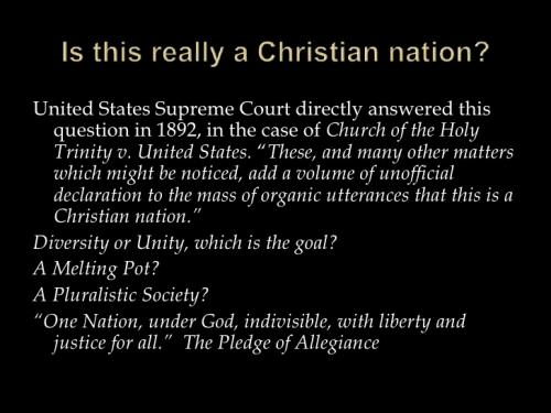 christian nation