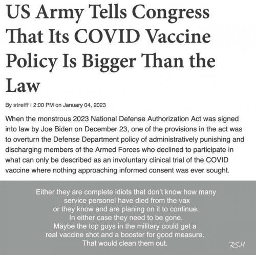 ARMY above the law