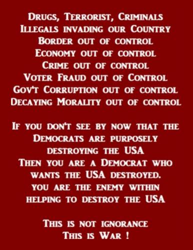 USA Dems destroying