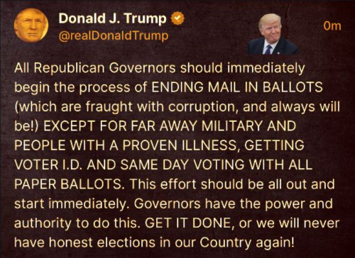 USA mail in ballots