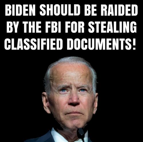 Biden raided
