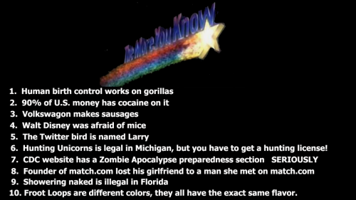 The More You Know Part 1 (2)