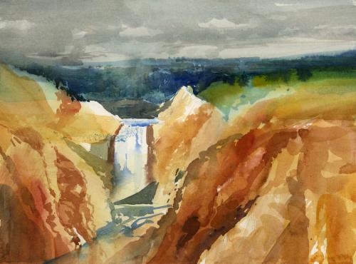 Yellowstone-Falls-Plein-Air