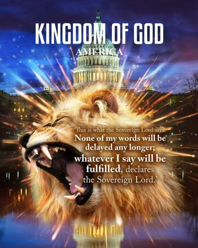=  OUR COUNTRY WILL ALWAYS BE A  KINGDOM OF GOD