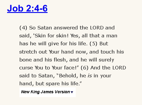 Job 2:4-6