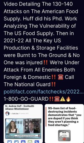 140 attacks on food supply
