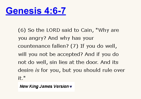 Genesis 4:6-7