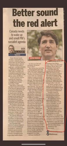 Canada - trudeau's socialism agenda