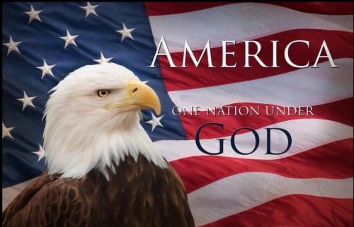 Flag - Eagle - One Nation