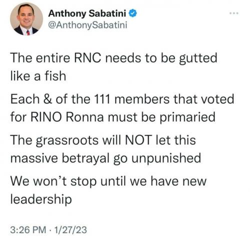 RNC, Anthony Sabatini -- Gutted 111 members (2023)