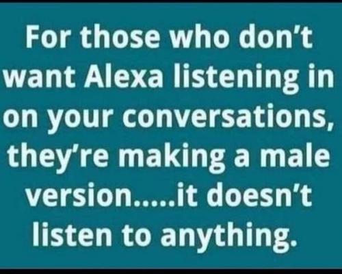 Alexa -- Male Version (Not Listen)