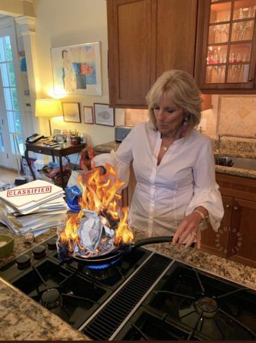 burning classified documents Biden