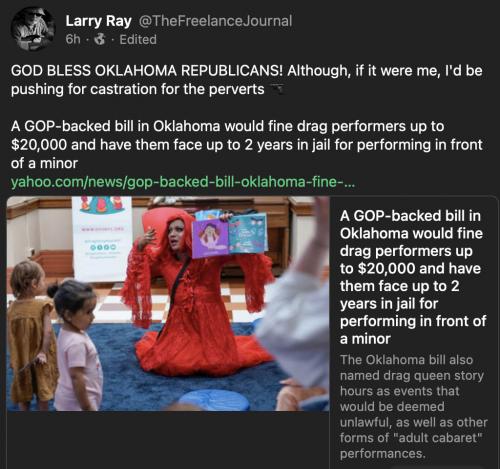 kid Drag = castration