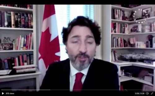 criminal 1 - Official Portrait of Prime Minister Justin Trudeau