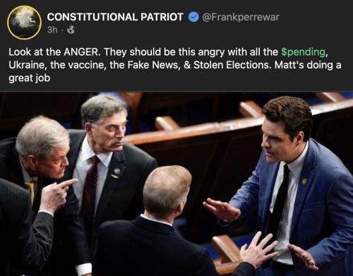 look at the anger