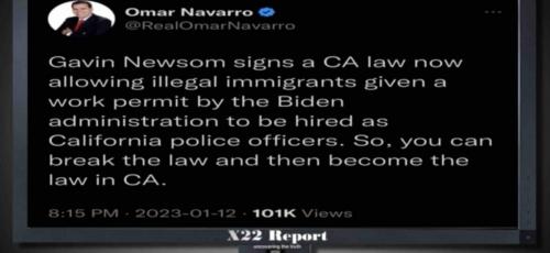 Newsom allows illegals to become LEO