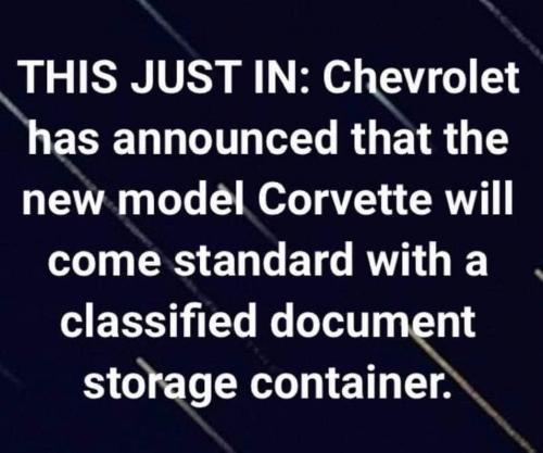 Announcement - Chevrolet - Now with classified docs storage