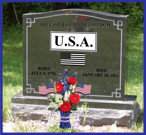 USA GRAVESTONE