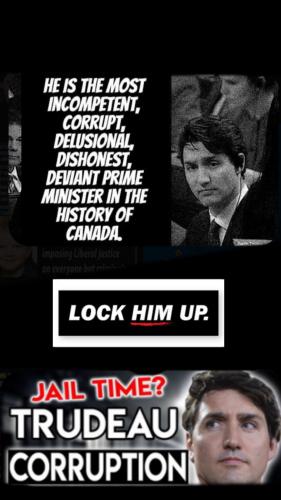criminal Canada - Justin Trudeau