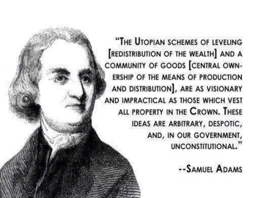 Samuel Adams -- Utopia 'Science' so-called