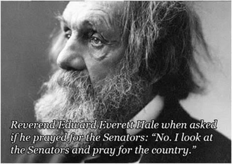 Politicians (Senators), Reverand Edward Everett Hale
