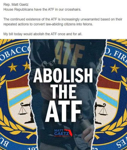 USA abolish ATF