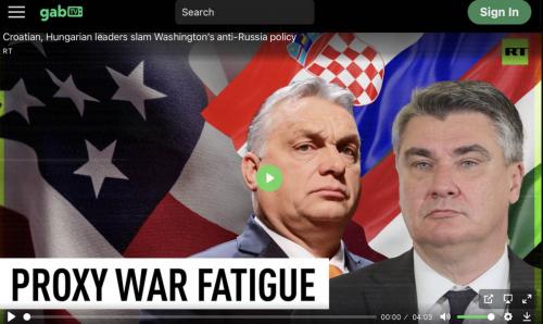 Croatia & Hungary pissed