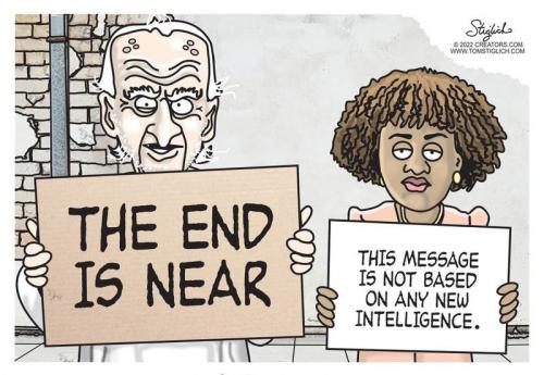 Karine Jean-Pierre, Biden --End is Near