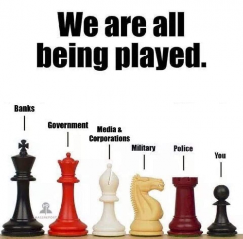 M being played