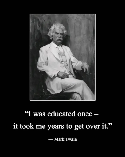 Mark Twain -- Education