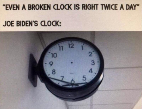 biden clock is wrong 24-7