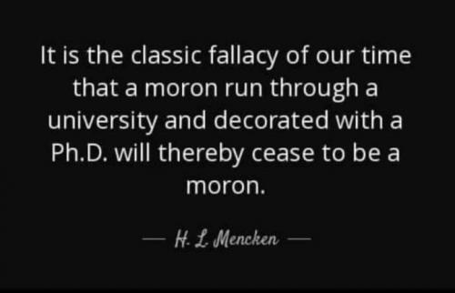 morons