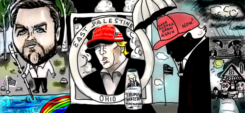 trump donald jd vance visit palestine east