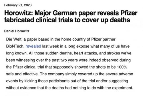 Pfizer trials bogus