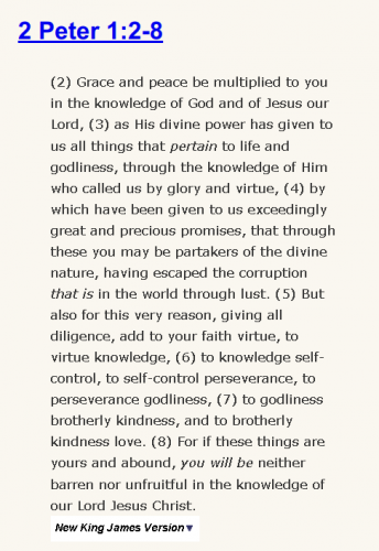 2 Peter 1:2-8