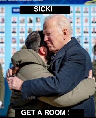 Biden huggs zolenski