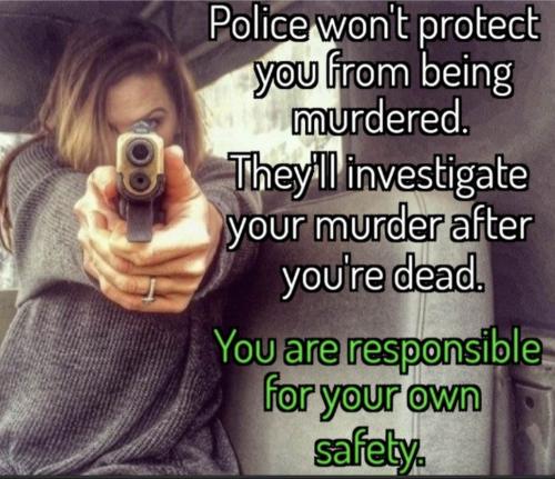 police don't protect