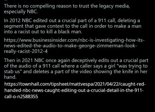 DON'T TRUST THE LEGACY MEDIA