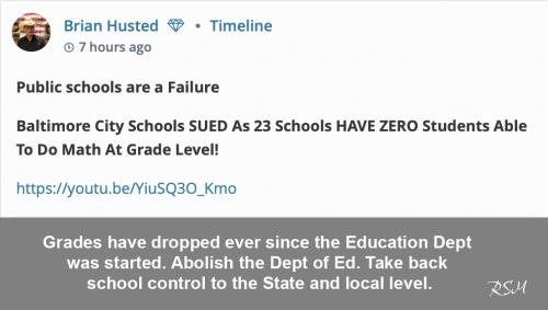 Baltimore school no math