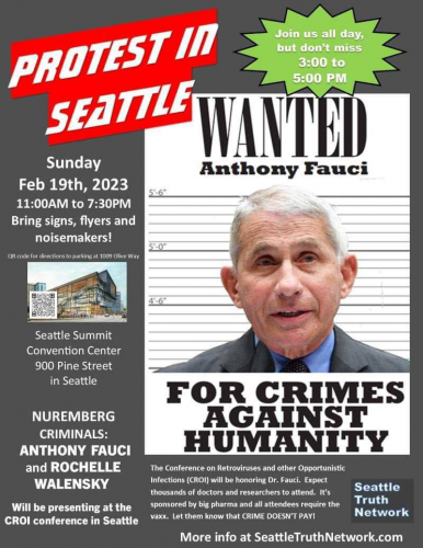 fauci protest seattle