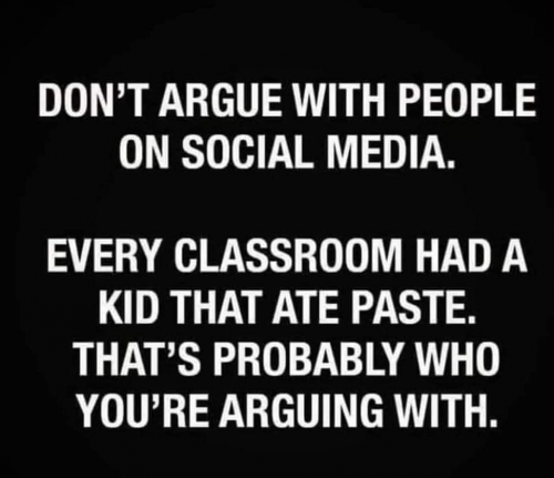 M don't argue