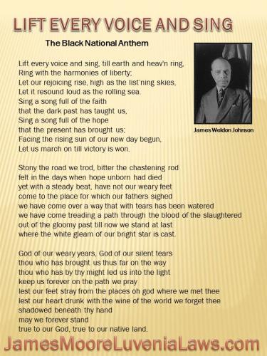 BLACK NATIONAL ANTHEM  7777
