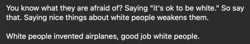 OK to be white