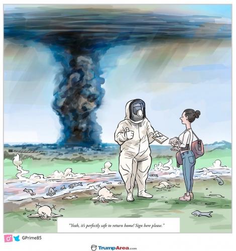 Ohio (East Palestine) Train Derailment 2023, FEMA -- Please sign