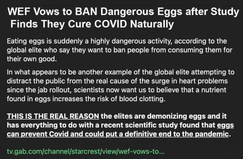WEF wants to kill us