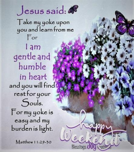 021723 - Matt 11; 29-30