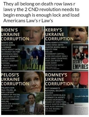 Ukraine Invasion -- Big 4 Corrupt Demoncrats (with Caption)