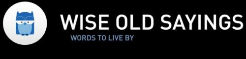 Wise Old Sayings Banner