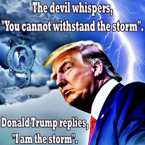 I am the Storm President Trump