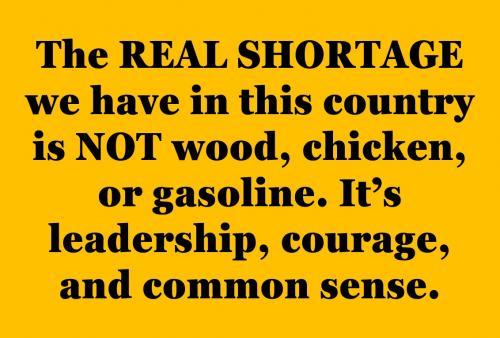 shortage